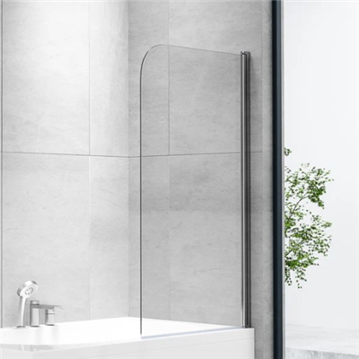 Preklopni ravni zakrivljeni gornji ekran za kadu 140x80