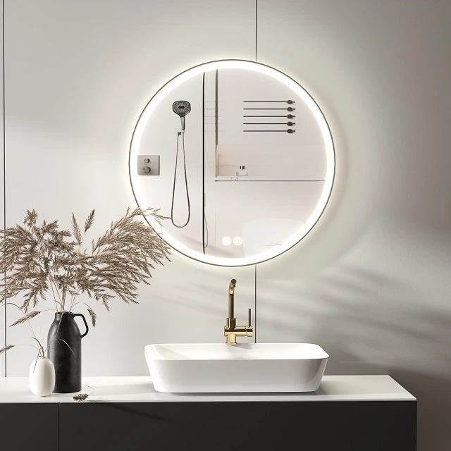 White Metal Frame, Shatterproof Glass